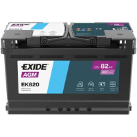 Автомобільний акумулятор EXIDE Start-Stop AGM (EK820) 82Аh 800A Автомобільний акумулятор EXIDE Start-Stop AGM (EK820) 82Аh 800A